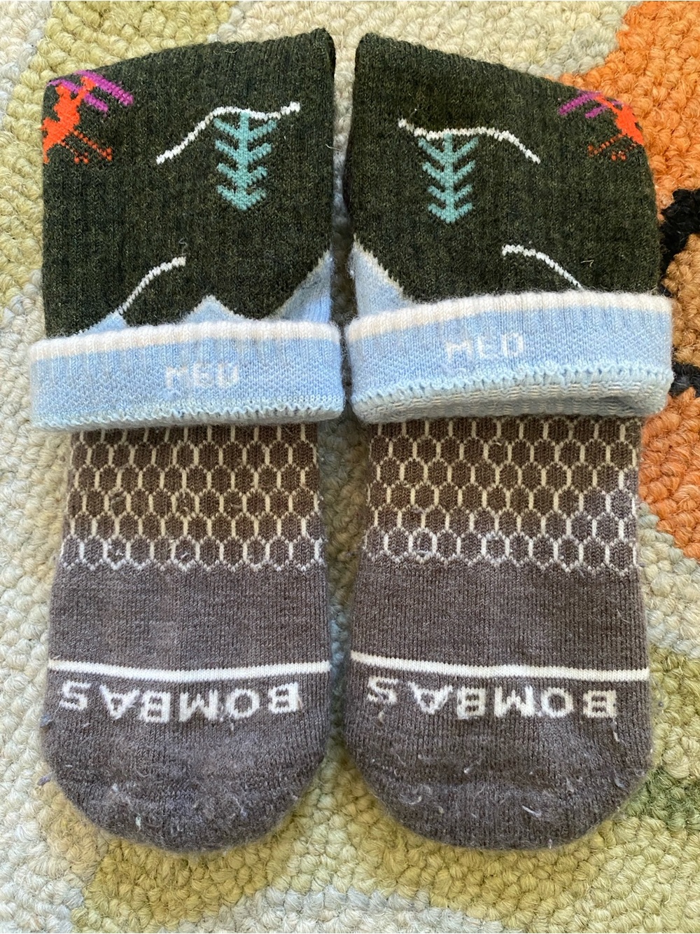 *USED* Bombas Merino Wool Blend Calf Sock 3-Pack + Gift Box - Picture 14 of 16